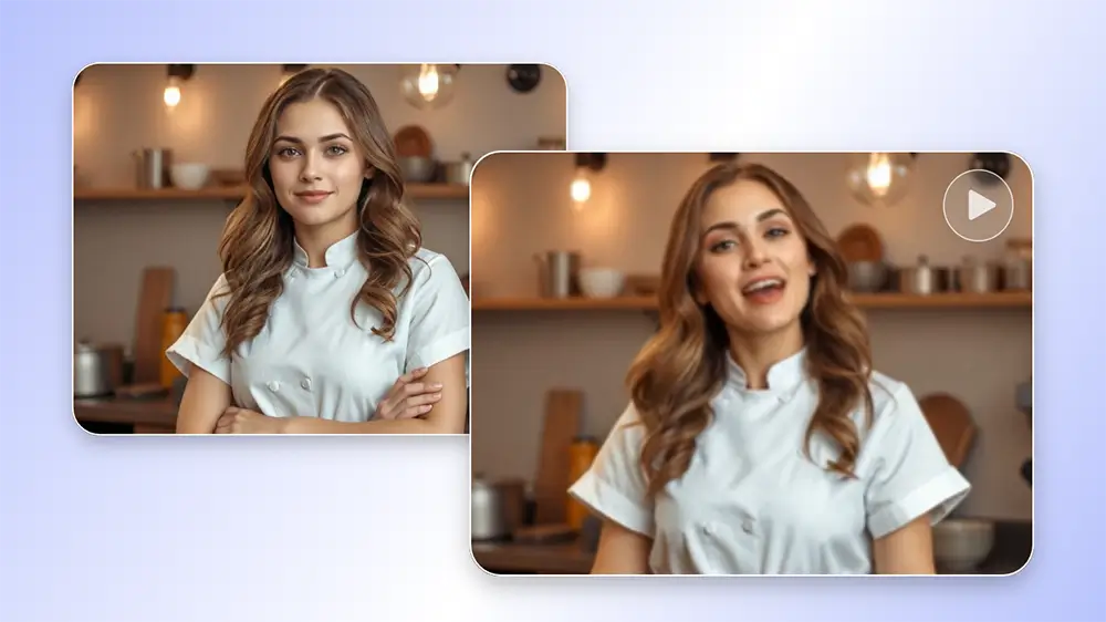 AI 图片转视频:逼真稳定的动画效果